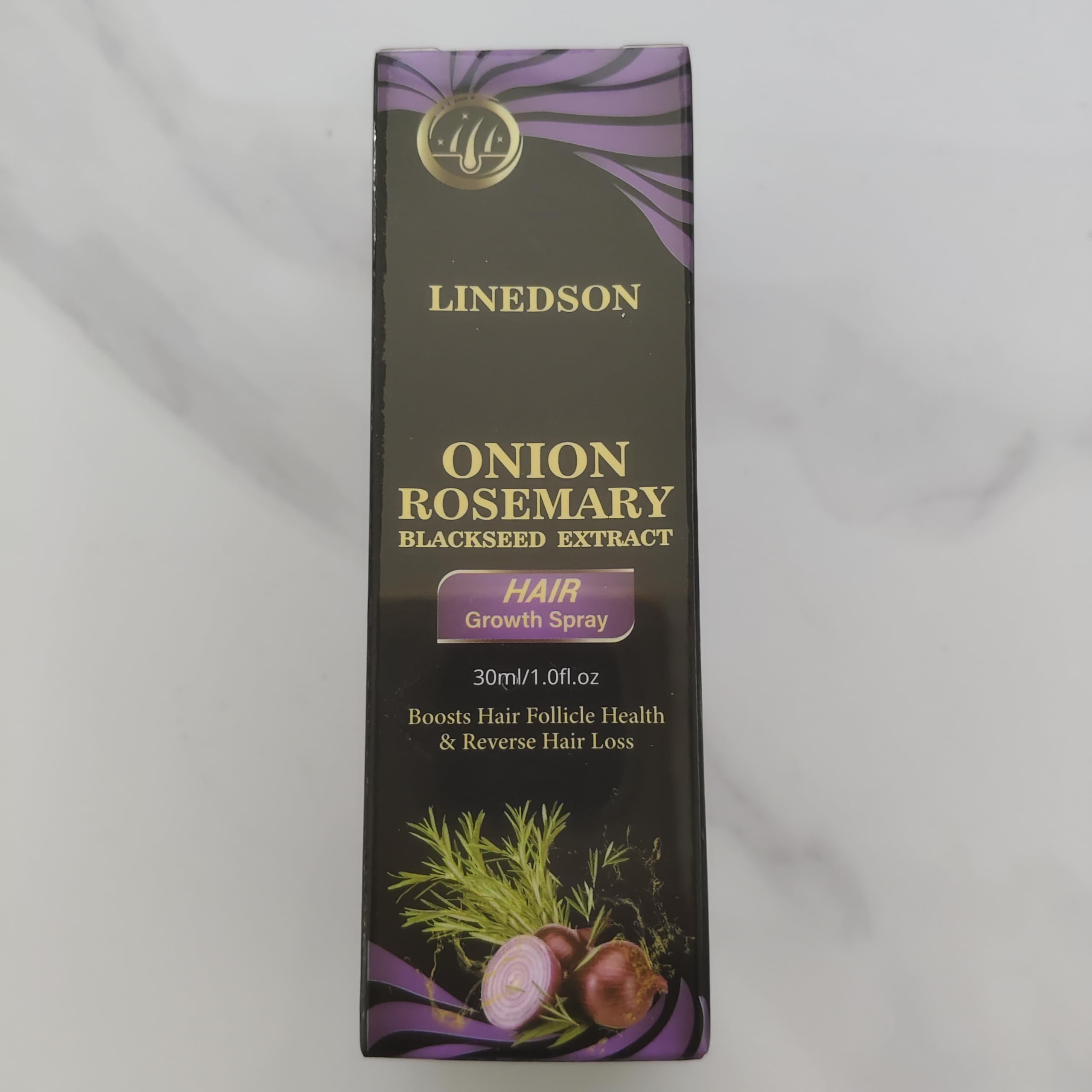 LINEDSON label close-up highlighting botanical ingredient transparency