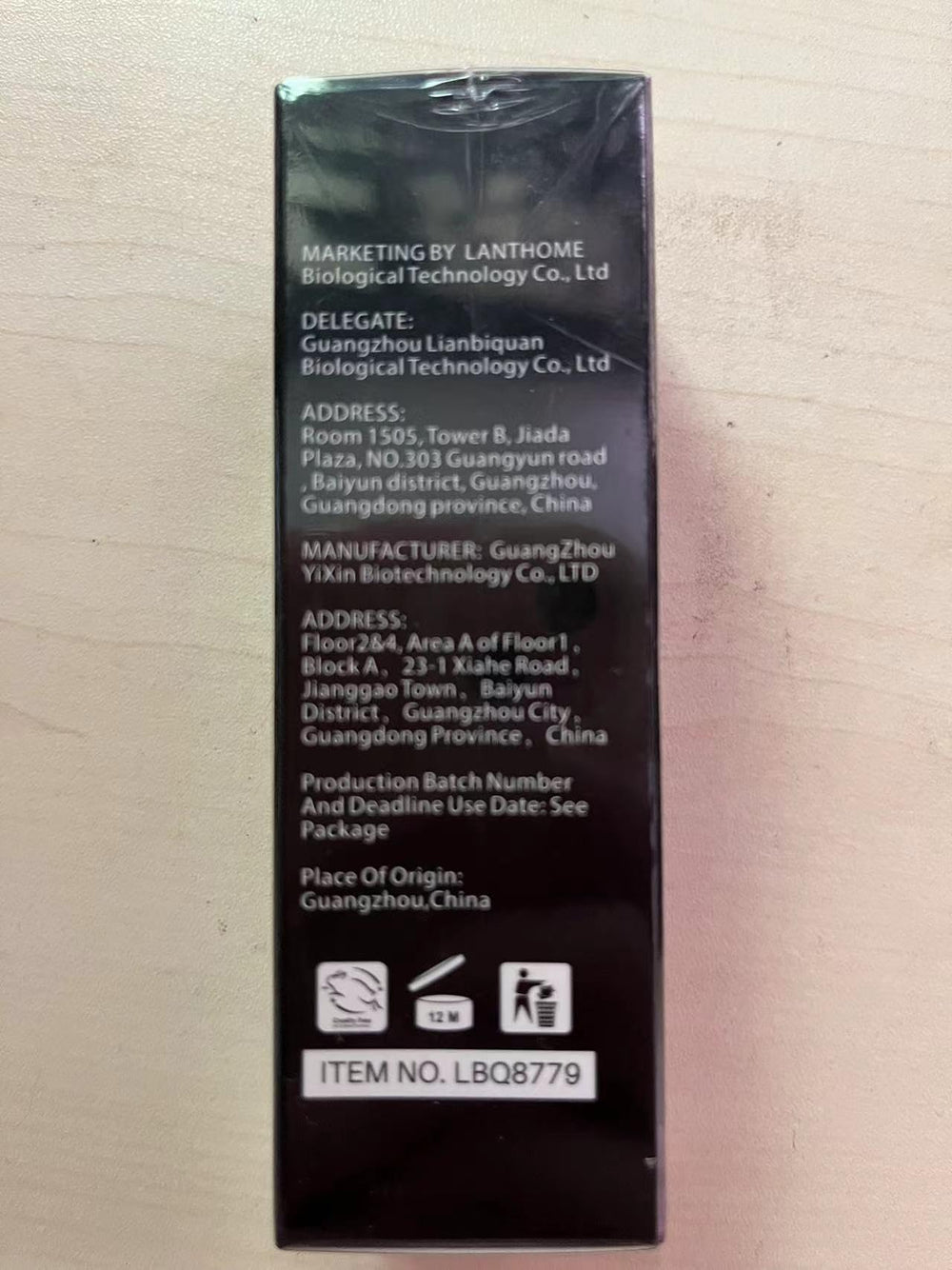 LINEDSON bottle in bathroom setting for easy daily hair routine