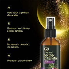 LINEDSON spray texture on hand demonstrating lightweight non-greasy feel