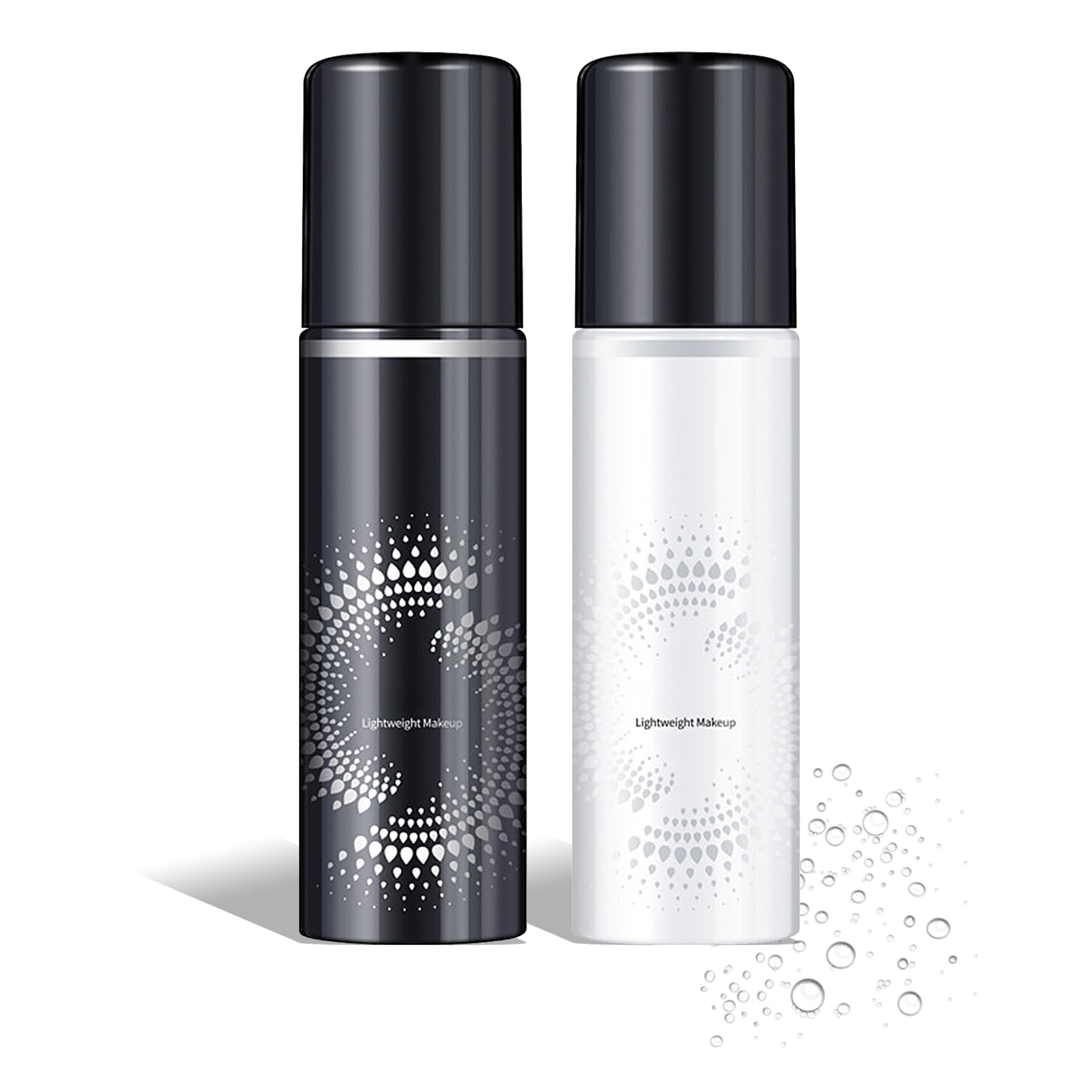 LingHaoLH front packaging showing two compact setting spray bottles for travel-ready finishing