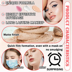 LingHaoLH loose setting powder open jar offering matte long-wear benefit