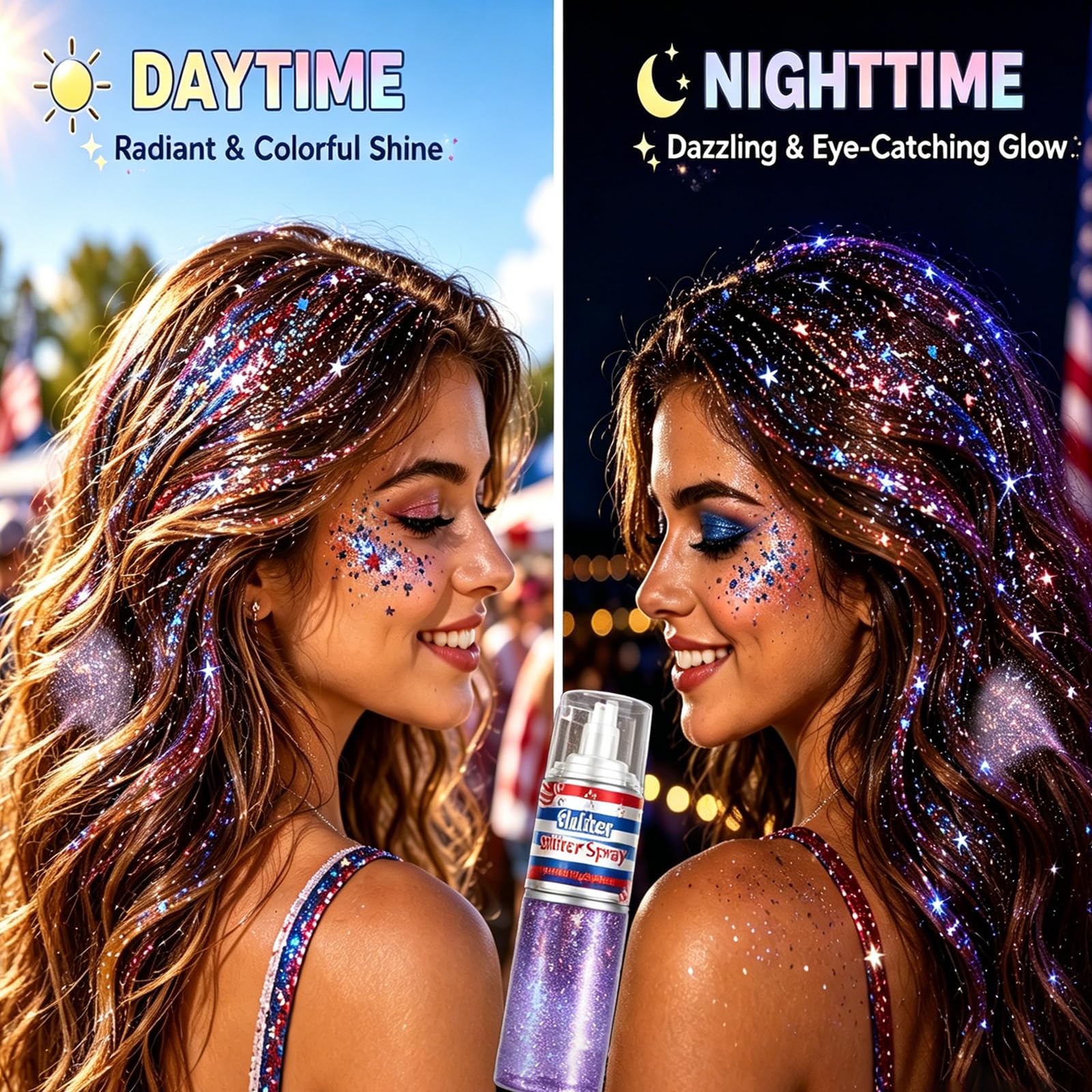 Lingyun party lifestyle scene with people wearing sparkle for parade celebration