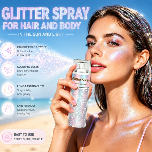 Close-up of Lingyun ultra-fine glitter texture highlighting smooth, even sparkle for precise use