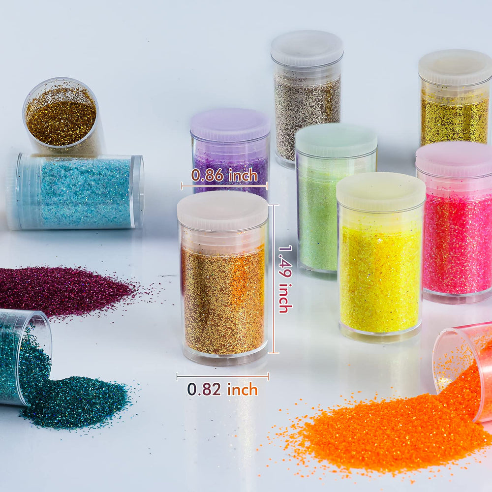 Linwulte glitter suspended in resin tumbler demonstrating even distribution and clarity
