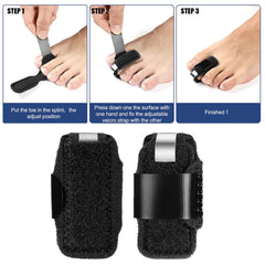 LINXIU splint worn inside a sneaker demonstrating discreet support