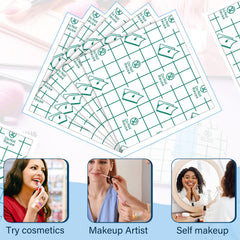 Linyuthia on makeup station showing hygienic single-use workflow benefit