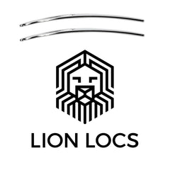 Lion Locs finished dreadlocks in lifestyle setting showing neat roots and salon‑quality look