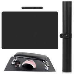 LIONVISON black mat front view protects table and presents a professional workspace