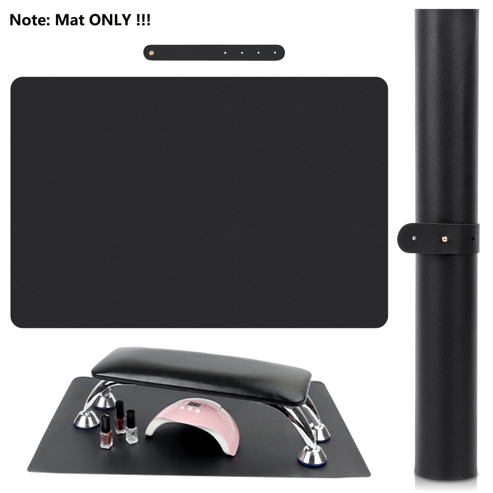 LIONVISON mat on salon desk in use creates tidy professional atmosphere