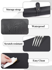 LIONVISON rolled mat with strap demonstrates compact storage and portability