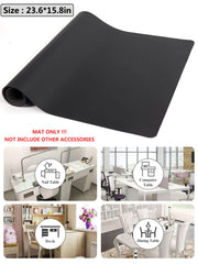 LIONVISON mat being wiped clean highlights quick maintenance and durability