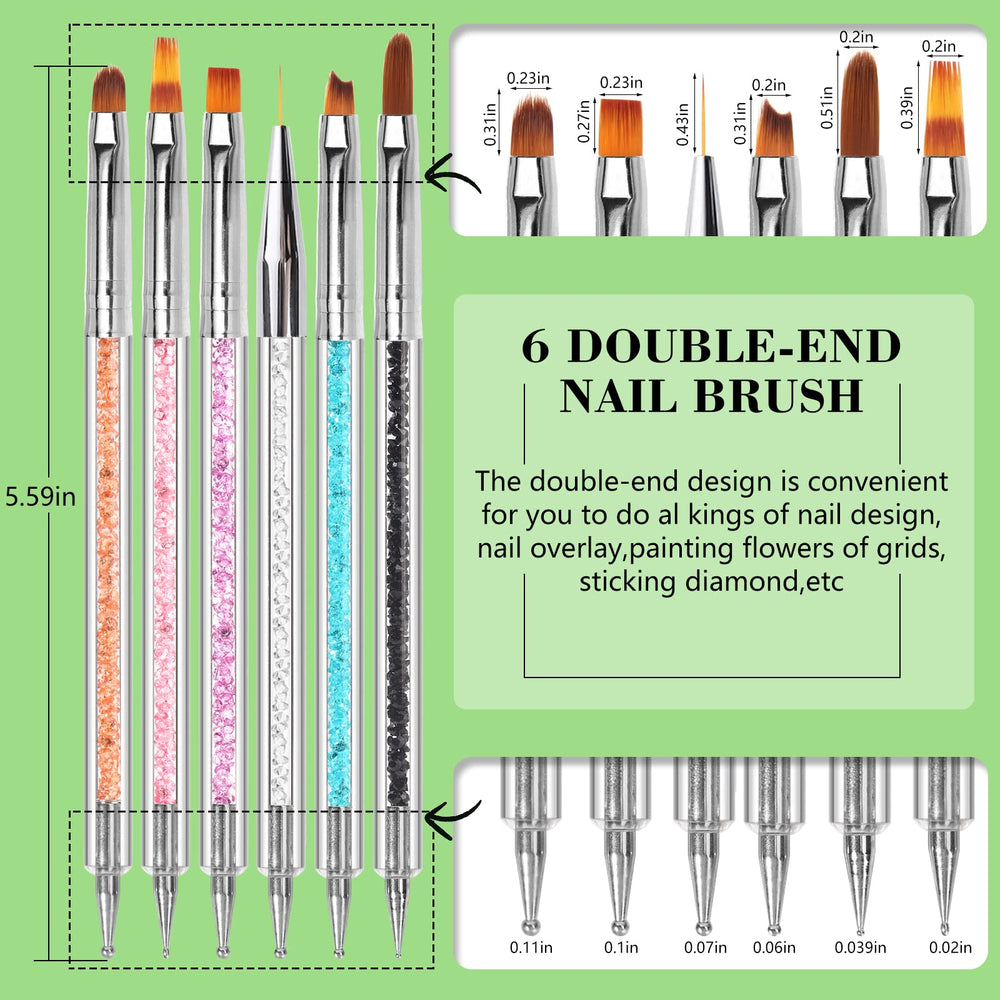 LIONVISON artist using brushes for fine nail art delivering neat, detailed designs