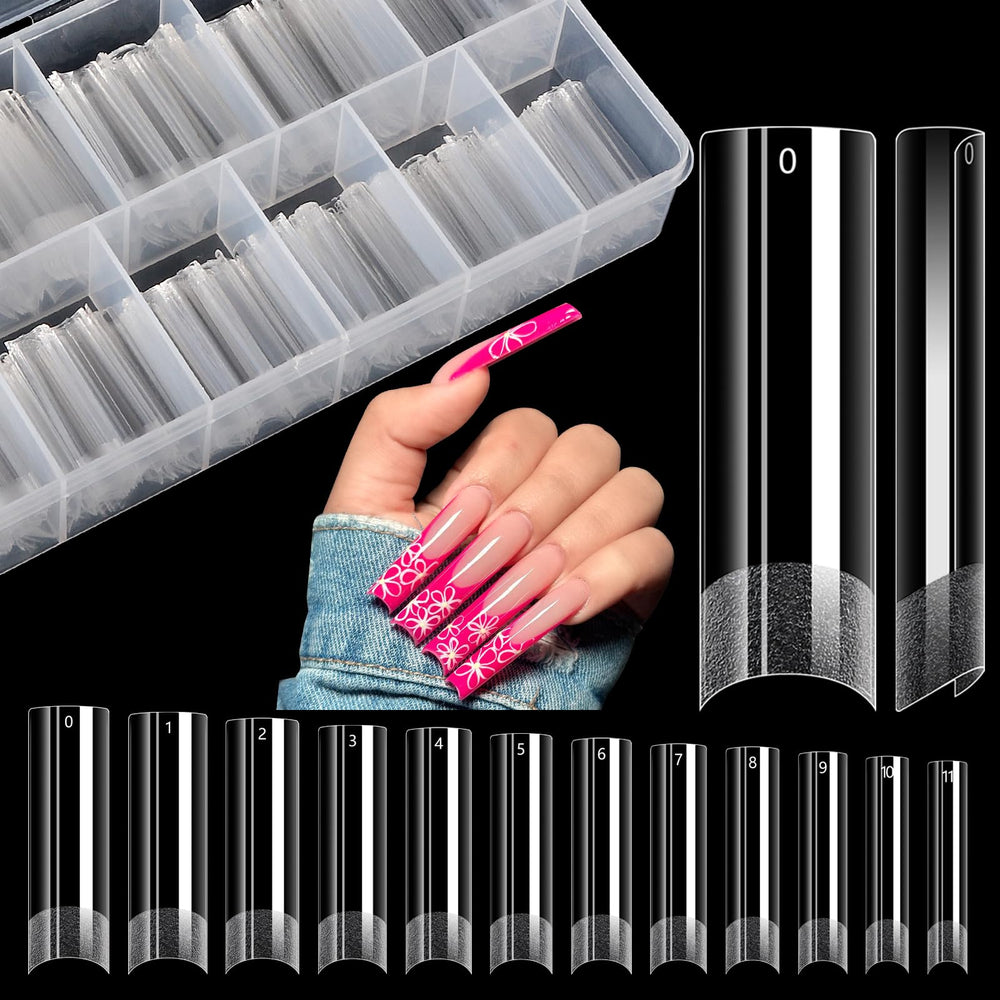 LIONVISON front packaging showing 504 clear square tips and kit advantages