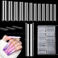 LIONVISON front packaging showing 504 clear nail tips and quick stock benefit