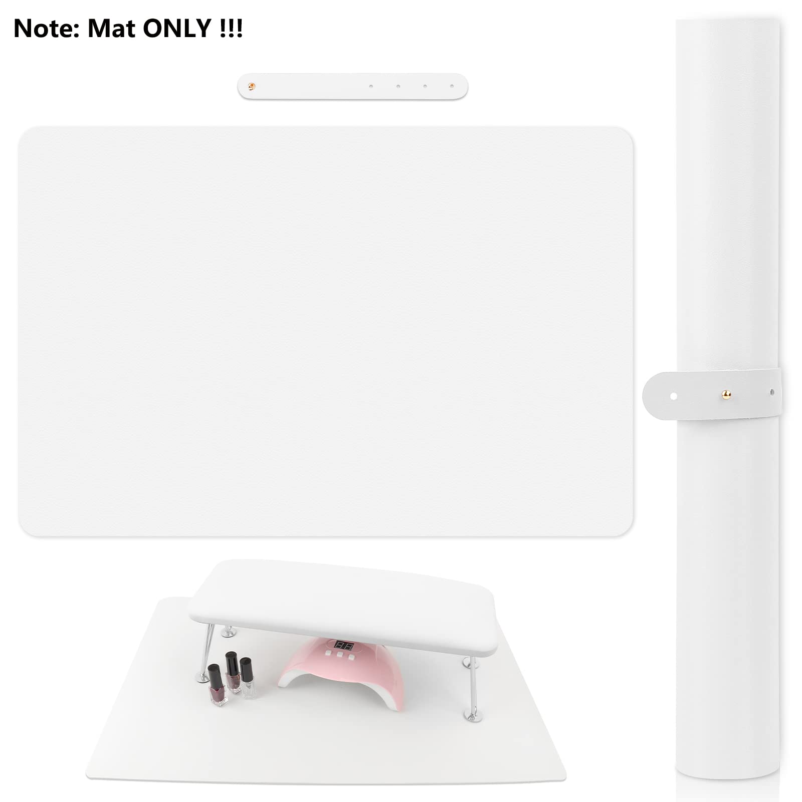 LIONVISON white mat in salon scene creating a professional work area