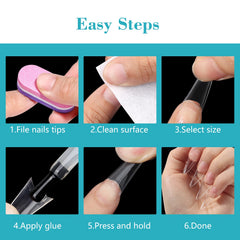 LIONVISON portable storage box keeping nail tips organized and ready