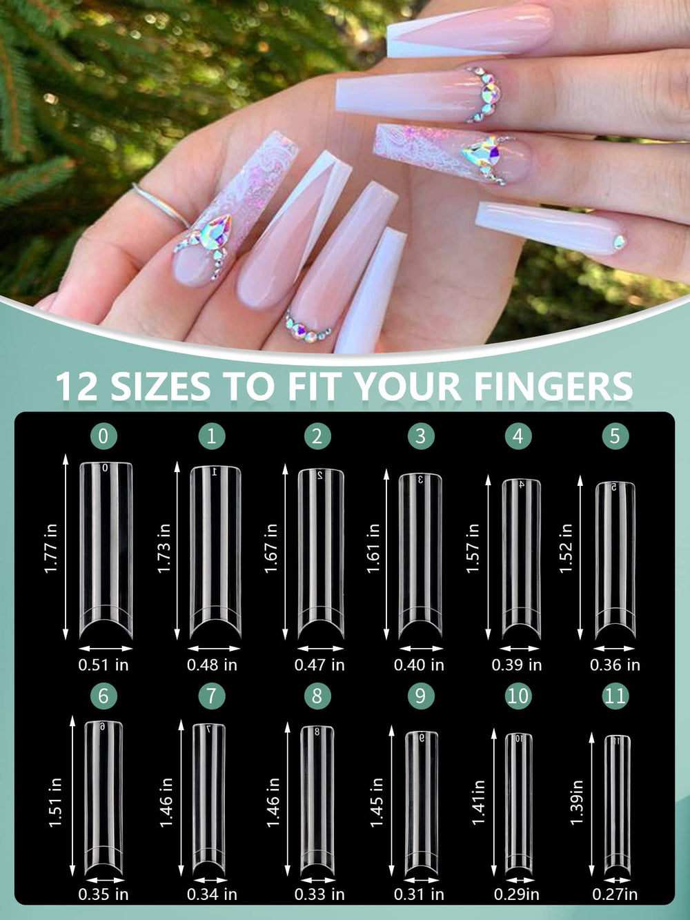 LIONVISON visible 0–11 size markings for fast size matching