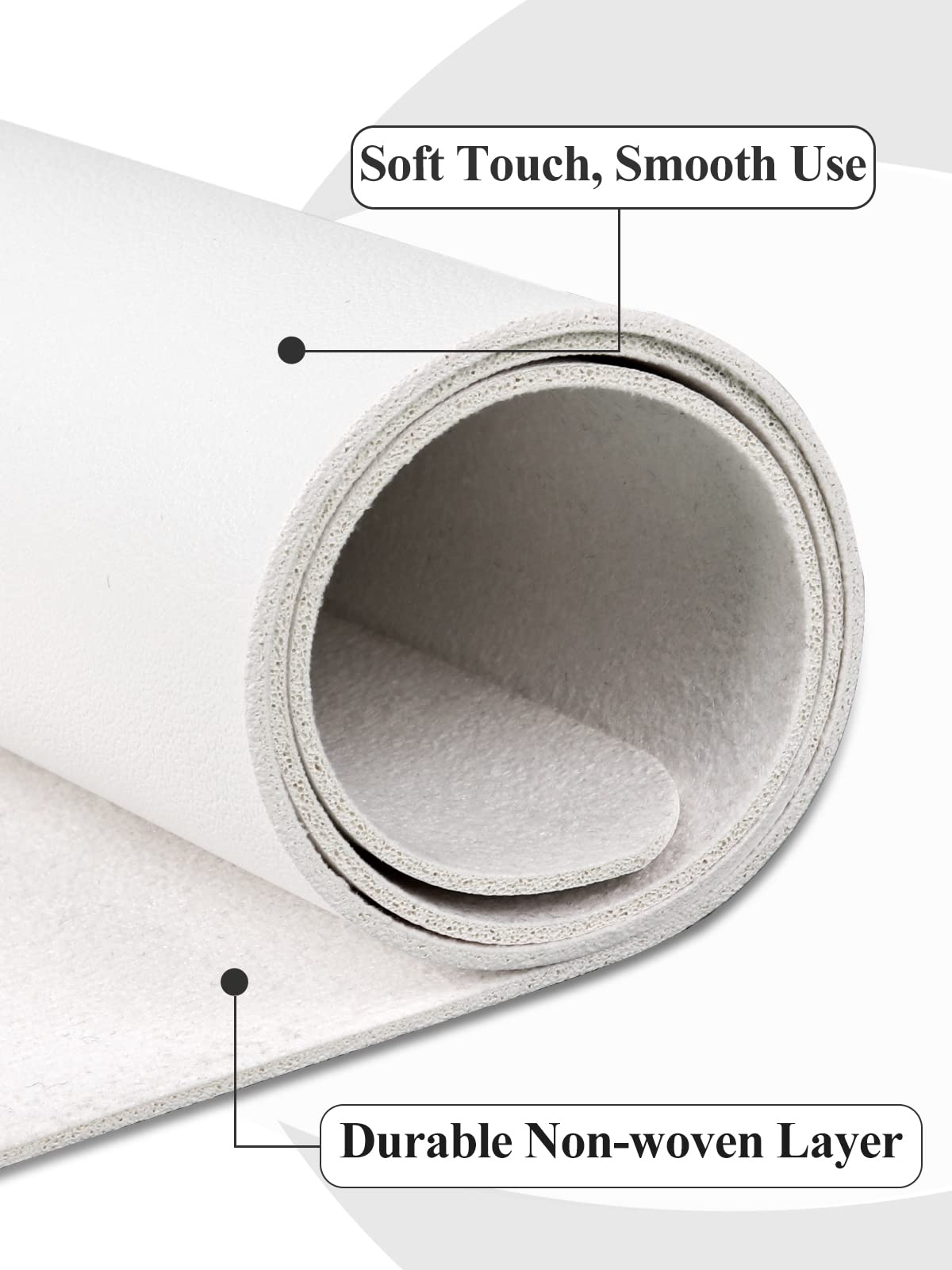 LIONVISON close-up of microfiber leather surface highlighting soft texture