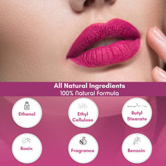 Lip Elegance lightweight clear film texture close-up showing smooth barrier benefit