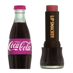 Lip Smacker Cherry Coke front view showing iconic bottle and shine