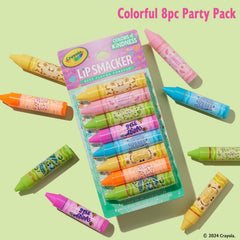 Single Lip Smacker tube with cap removed showing balm tip benefits easy glide application