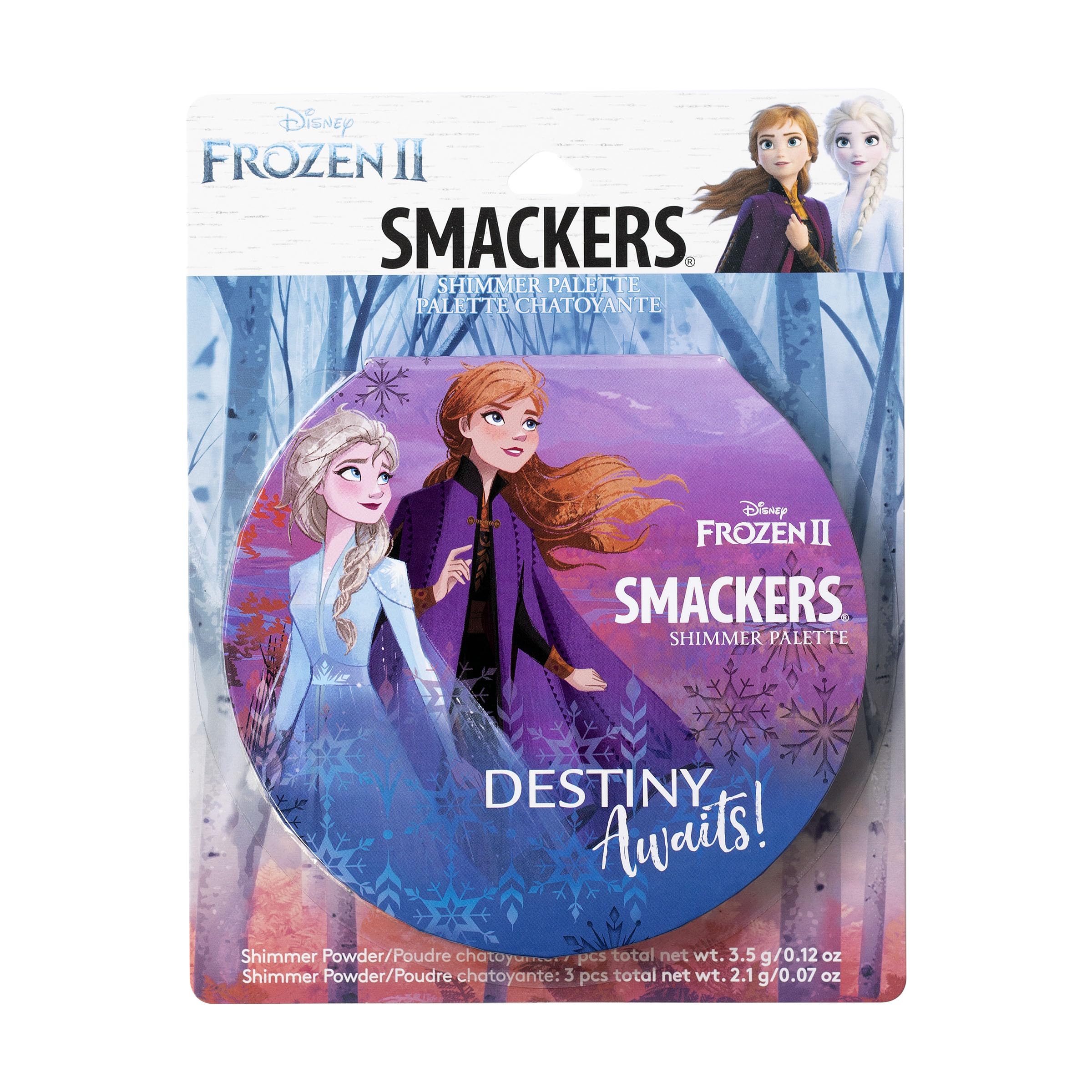 Lip Smacker front packaging with Frozen 2 characters showing collectible design and gift appeal