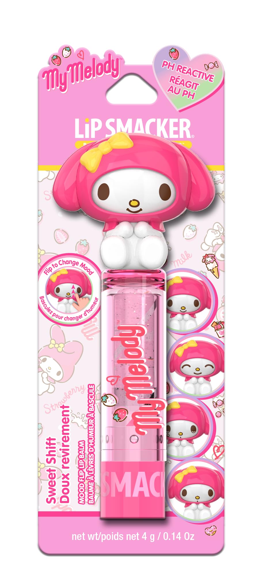 Lip Smacker My Melody front packaging showing cute tube and collectible appeal