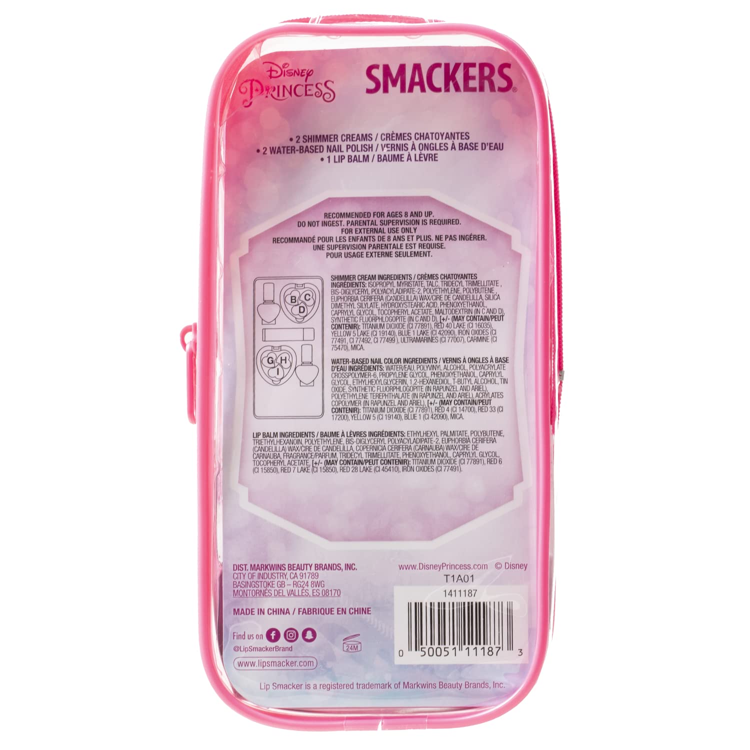 Lip Smacker nail polish and brush displayed for quick, playful manicures