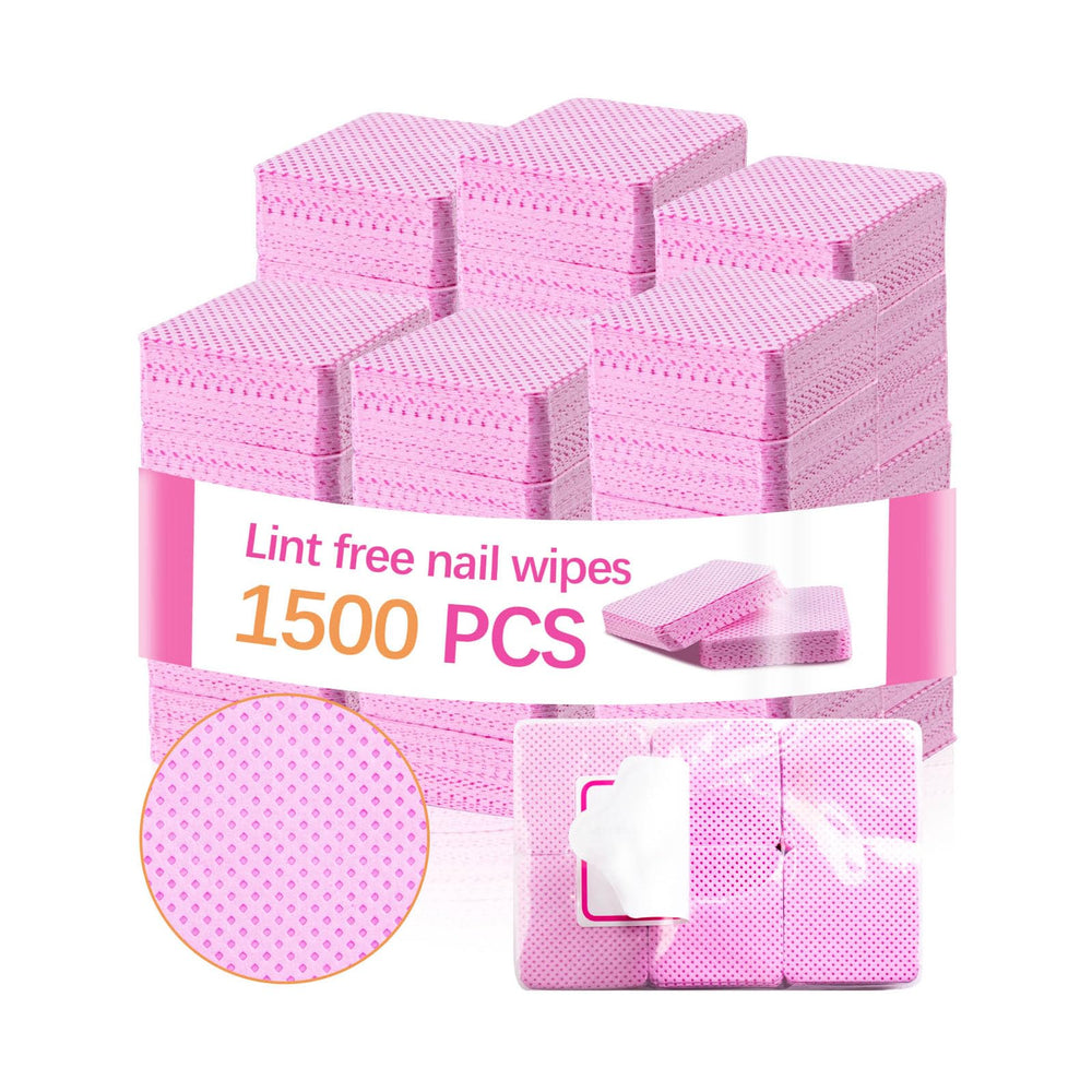 lipetol front packaging showing 1500 pink lint free wipes and count benefit