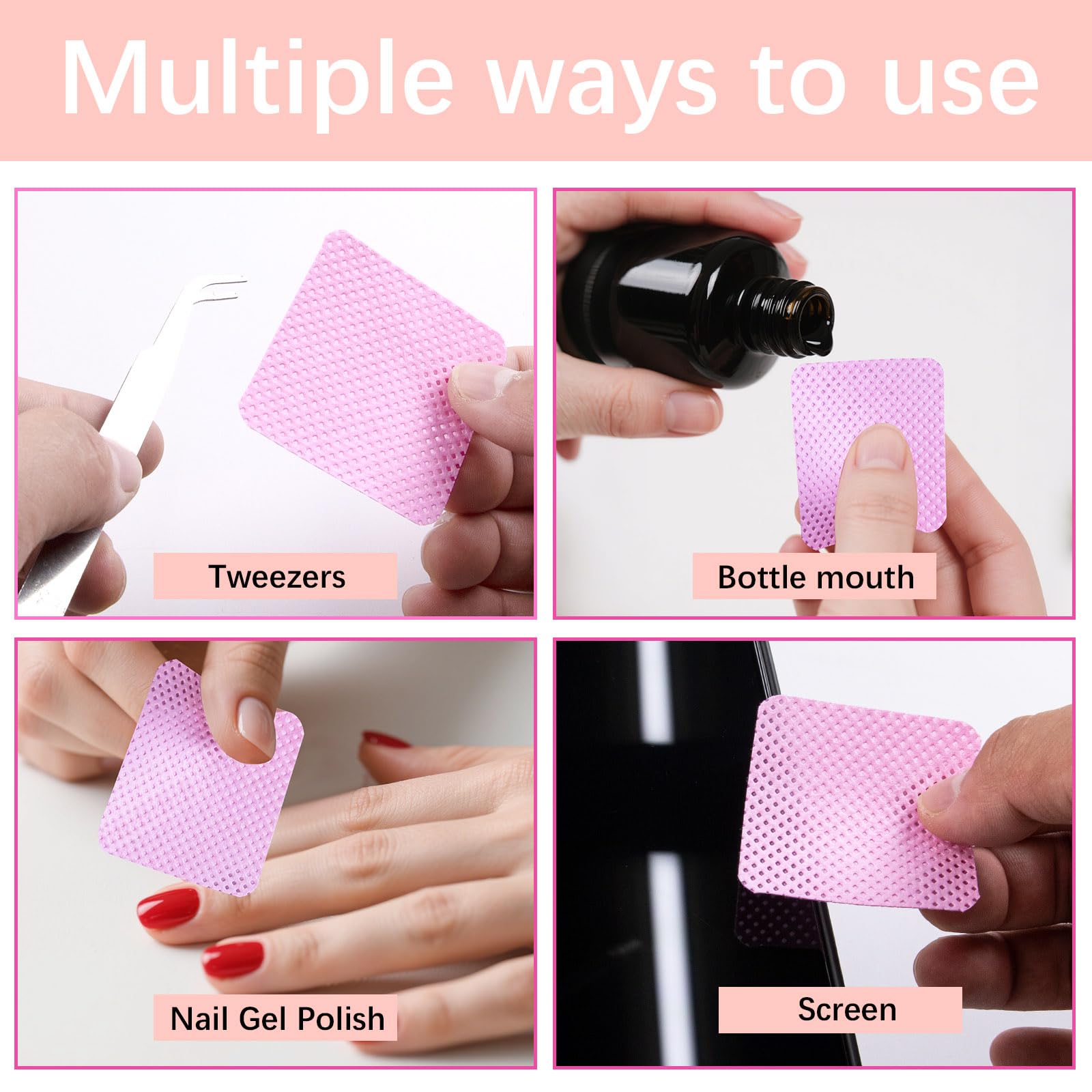 lipetol wipe next to a hand for scale showing practical pad size benefit