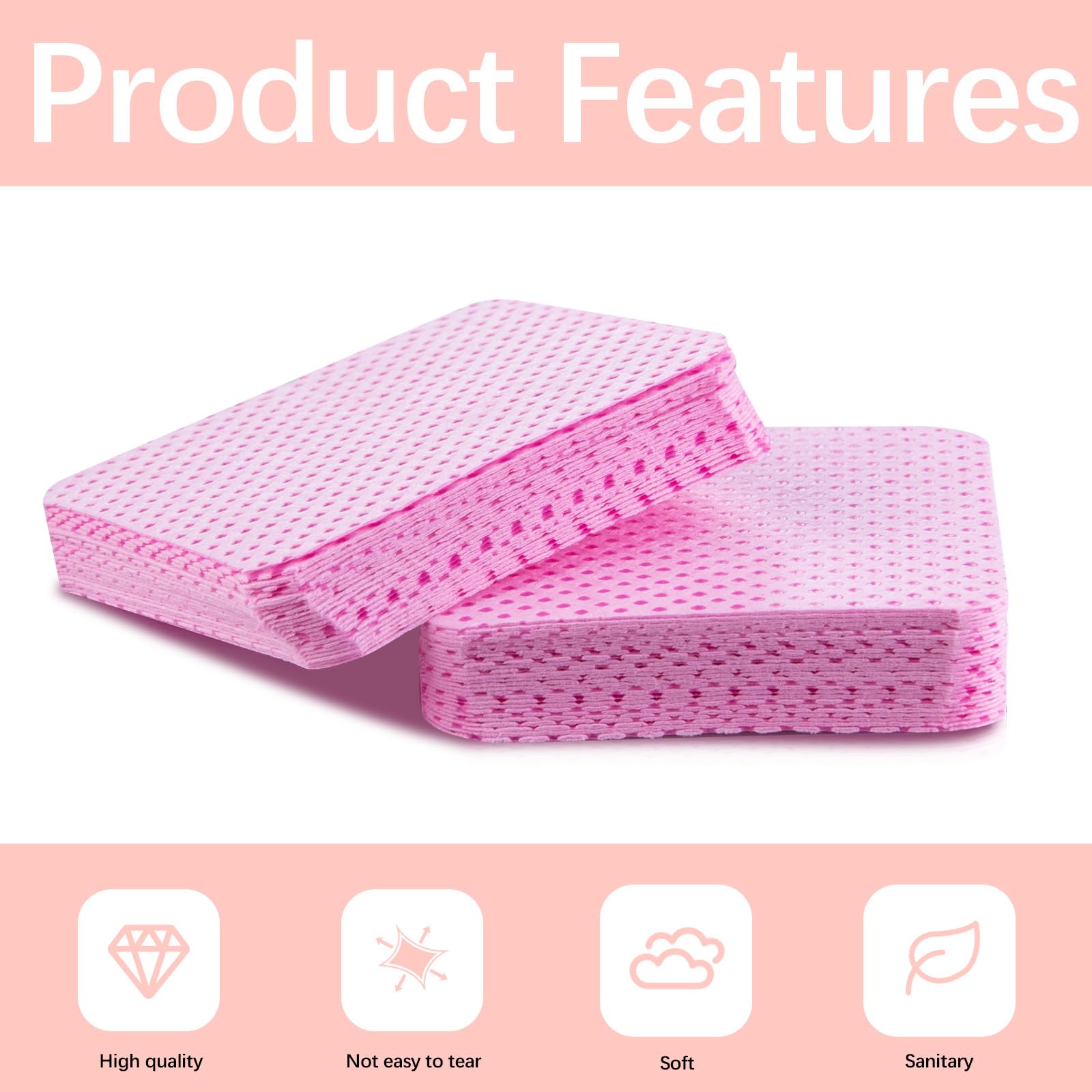 lipetol wipe soaked with acetone removing gel polish efficiently and cleanly