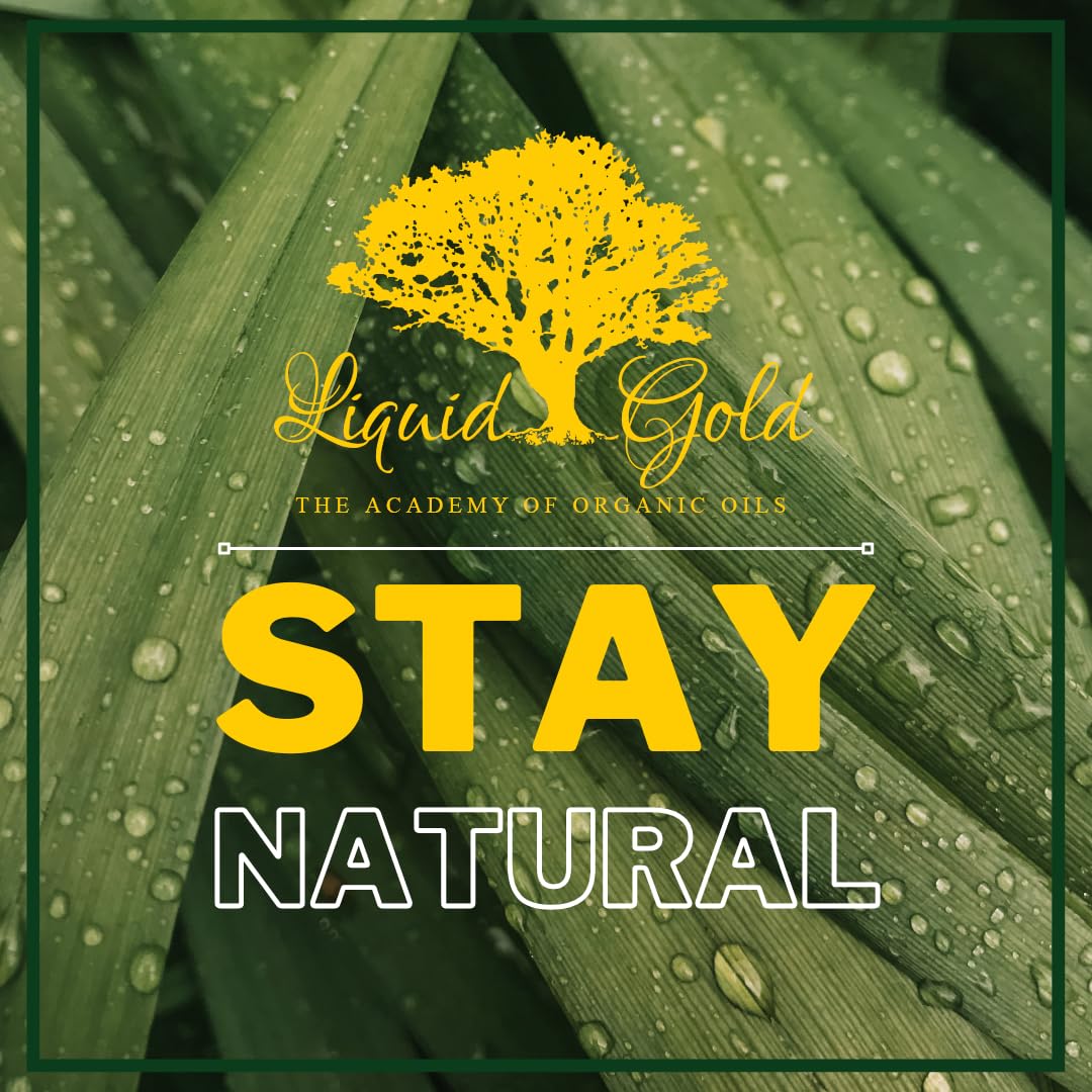Liquid Gold Inc massaging oil onto cheek and neck for hydration boost
