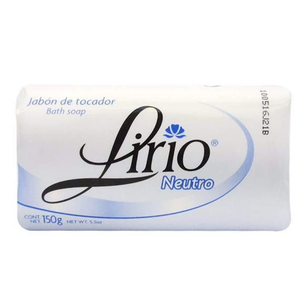 Lirio Neutro bar close-up texture highlighting glycerine-rich smooth surface