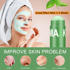 Lisara mask stick in hand for scale showing travel-friendly convenience