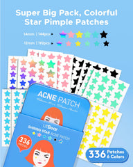 LitBear open case displaying organized sheets of 336 star patches for convenience