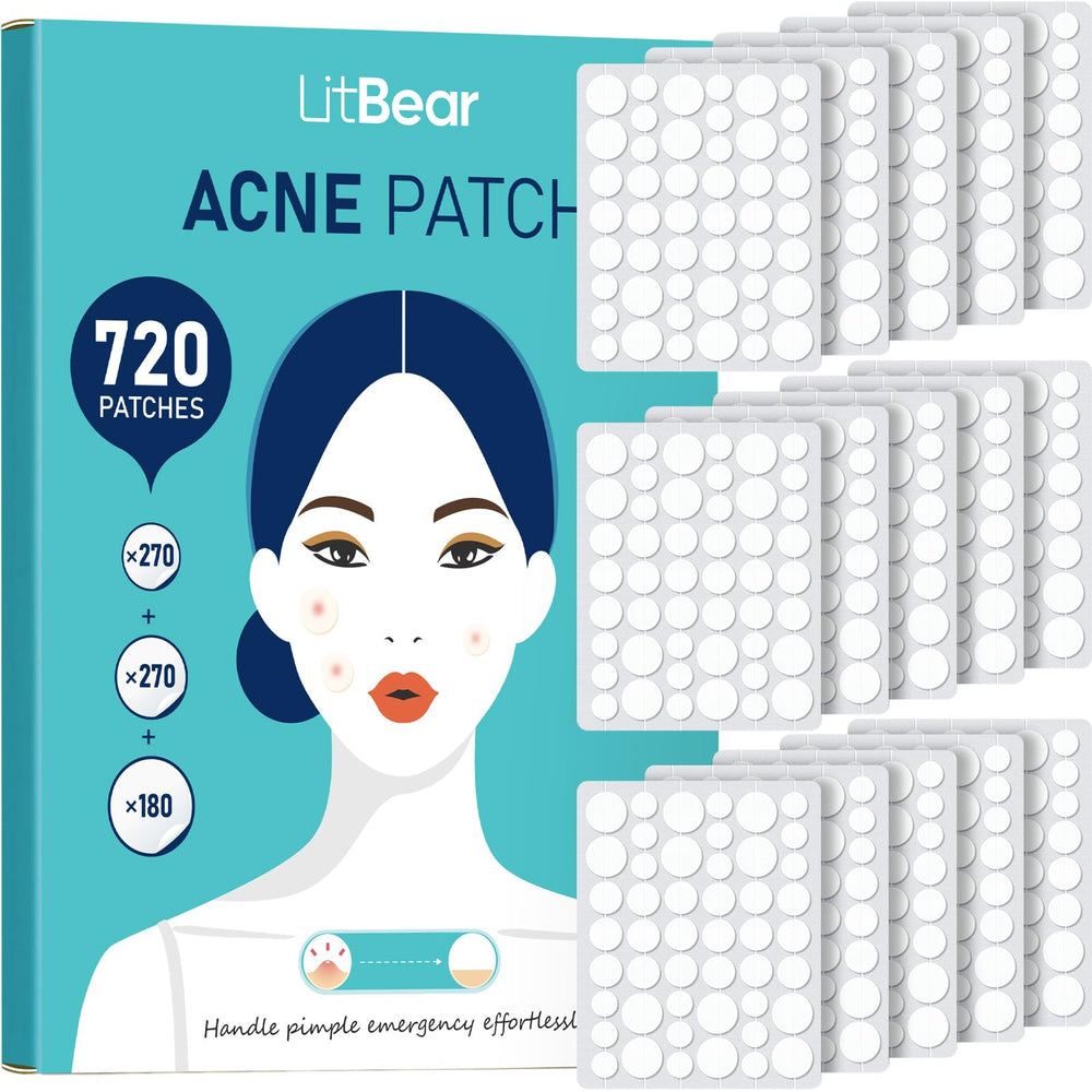 LitBear front packaging showing bulk 720 patches and brand for lasting supply