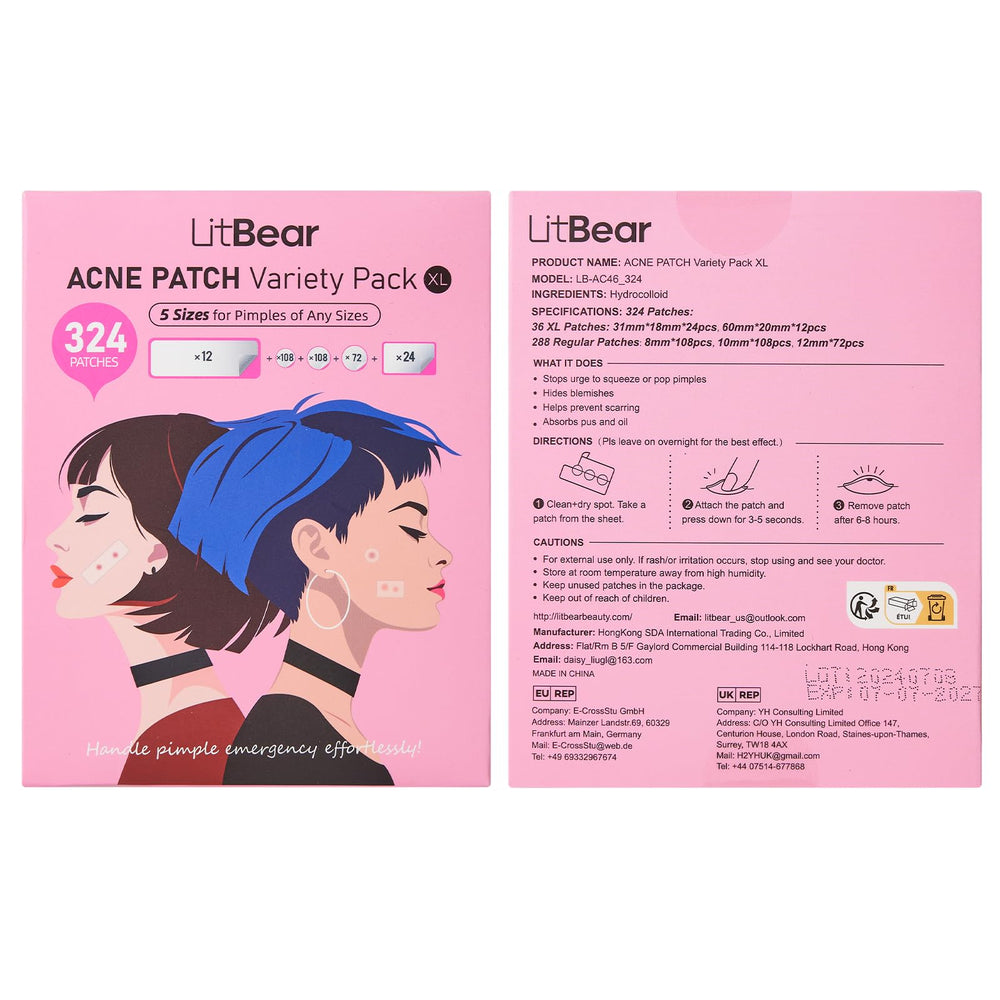 LitBear kit on bathroom counter with mirror implying daily routine benefit: convenient supply