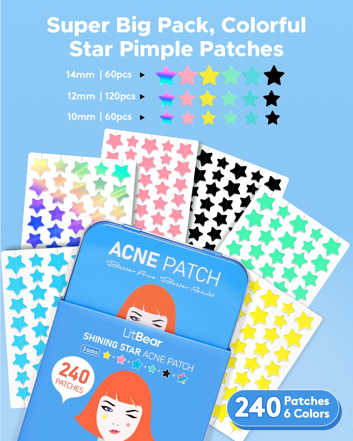 LitBear close-up texture of hydrocolloid patch displaying absorbent surface benefit: gentle fluid draw