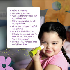 Little Green stick in adult hand showing compact 0.45oz size and travel convenience