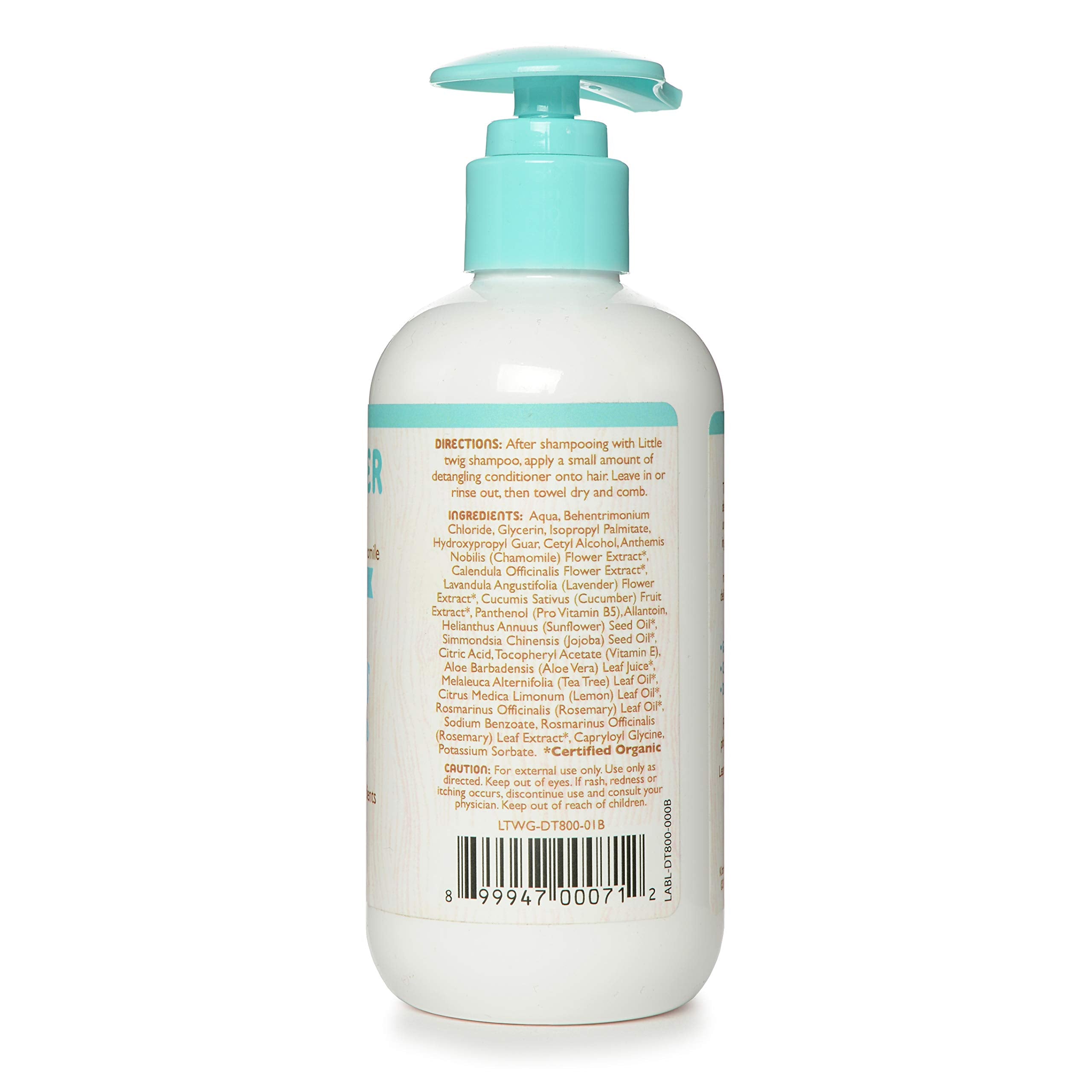 Little Twig conditioner being dispensed showing easy pump control
