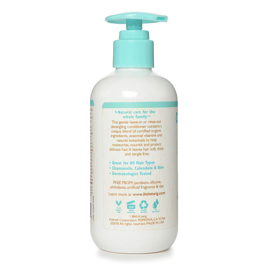 Little Twig conditioner creamy texture close-up for smooth detangling
