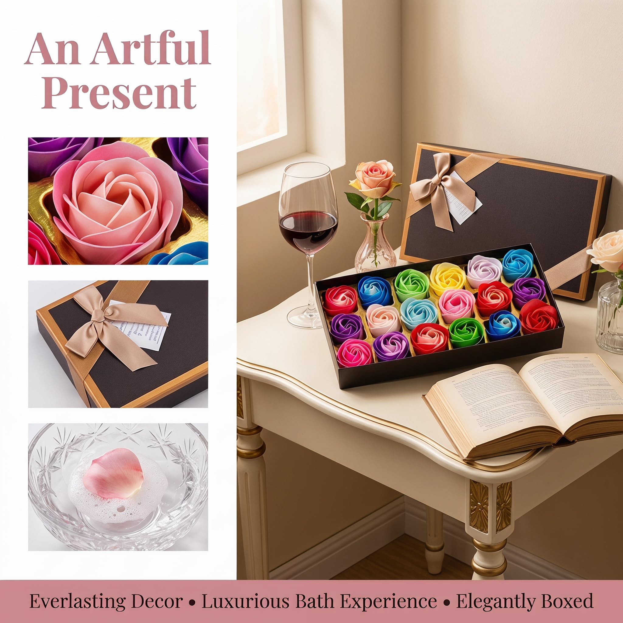 Little World soaps beside a ruler showing compact, travel-friendly size