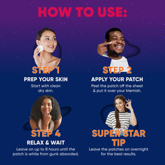 LivaClean patches applied to cheek at night demonstrating secure overnight wear benefit