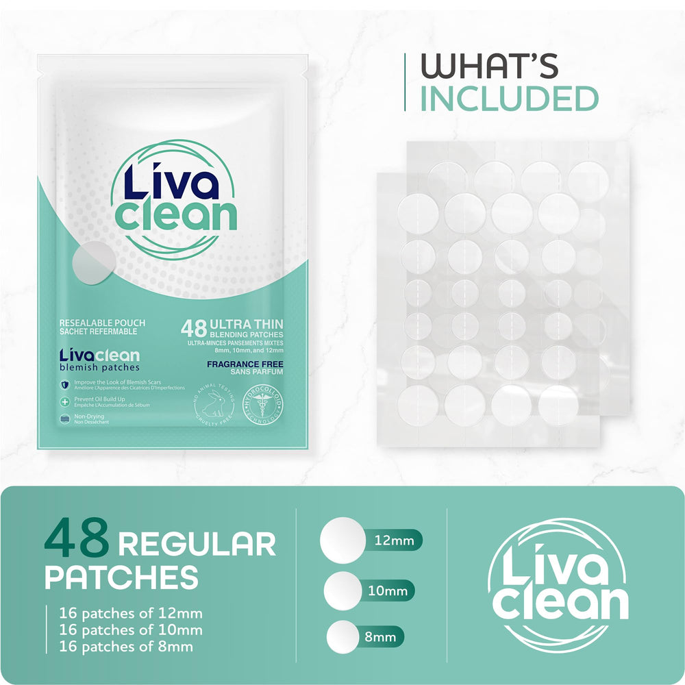 LivaClean close-up of hydrocolloid patch texture illustrating gentle absorption