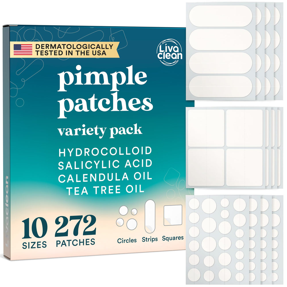 LivaClean front package showing variety pack and patch count benefits