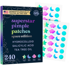 LivaClean front packaging showing Space Edition 240 count and stars benefit clear protection