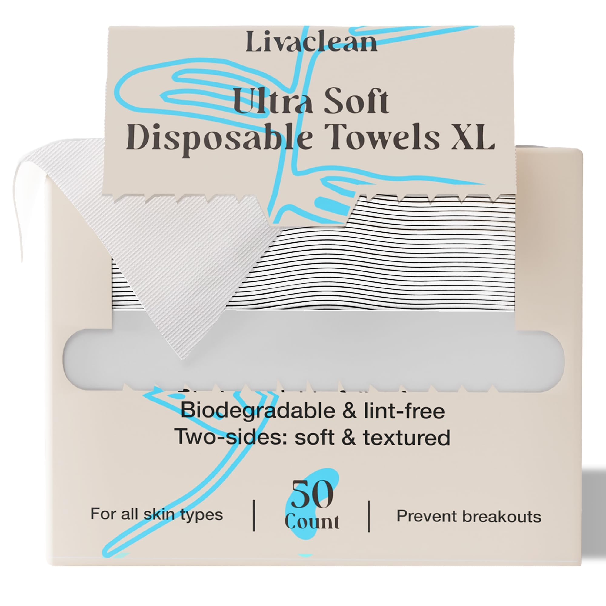 LivaClean front packaging showing count and benefits