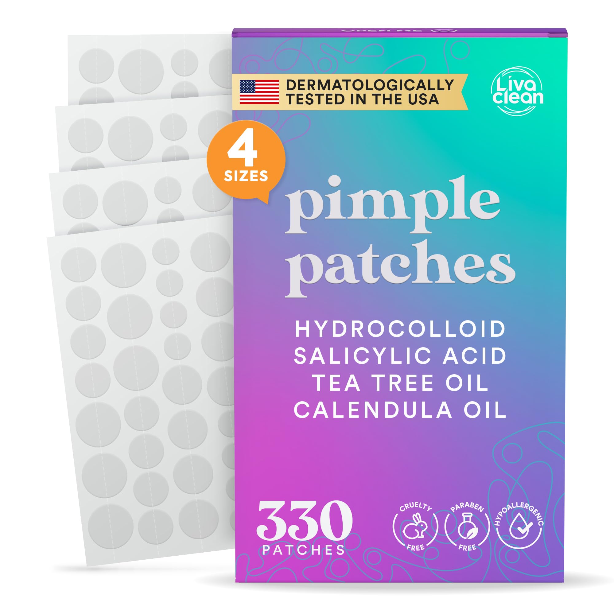 LivaClean front packaging showing 330-count and benefits