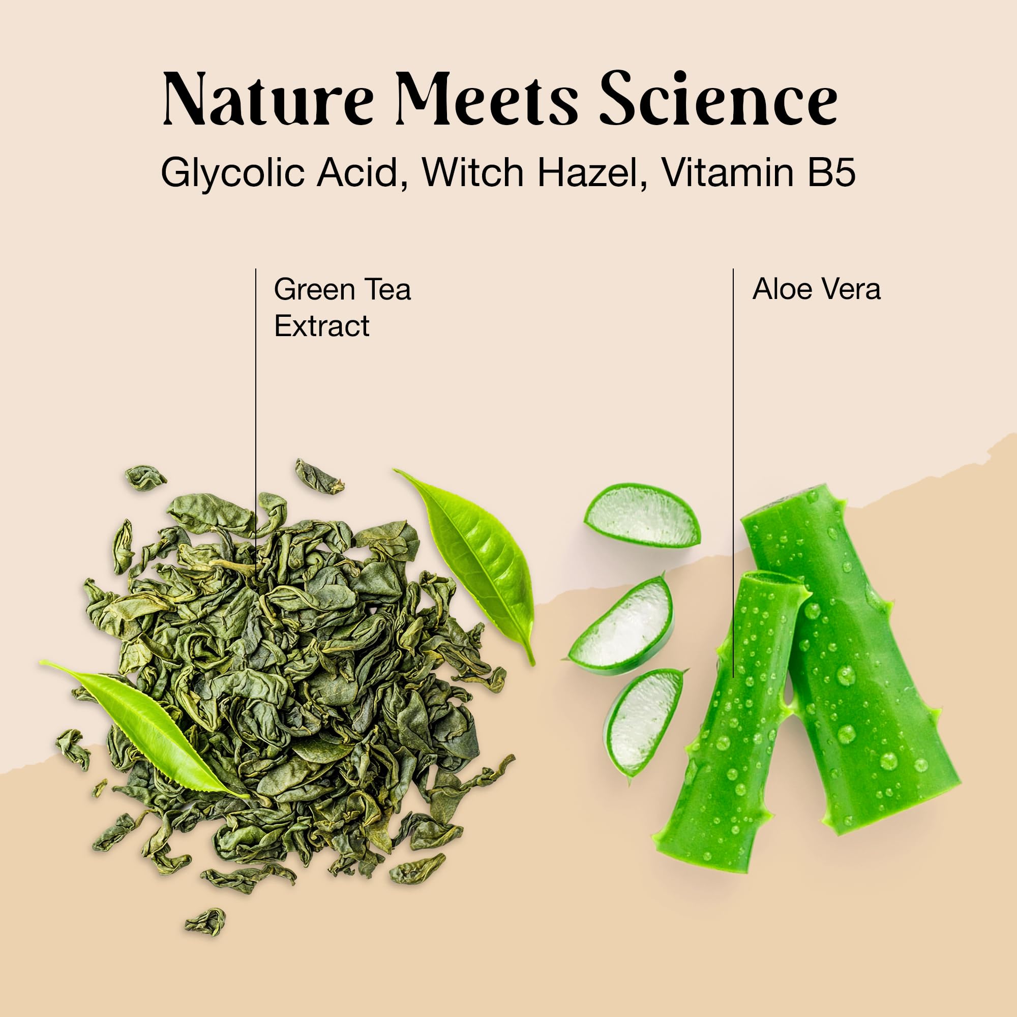 LivaClean aloe vera and vitamin E visual emphasizing soothing ingredient benefit