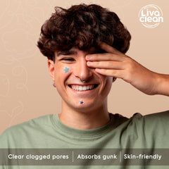 LivaClean label with salicylic acid and tea tree highlighting clarifying support